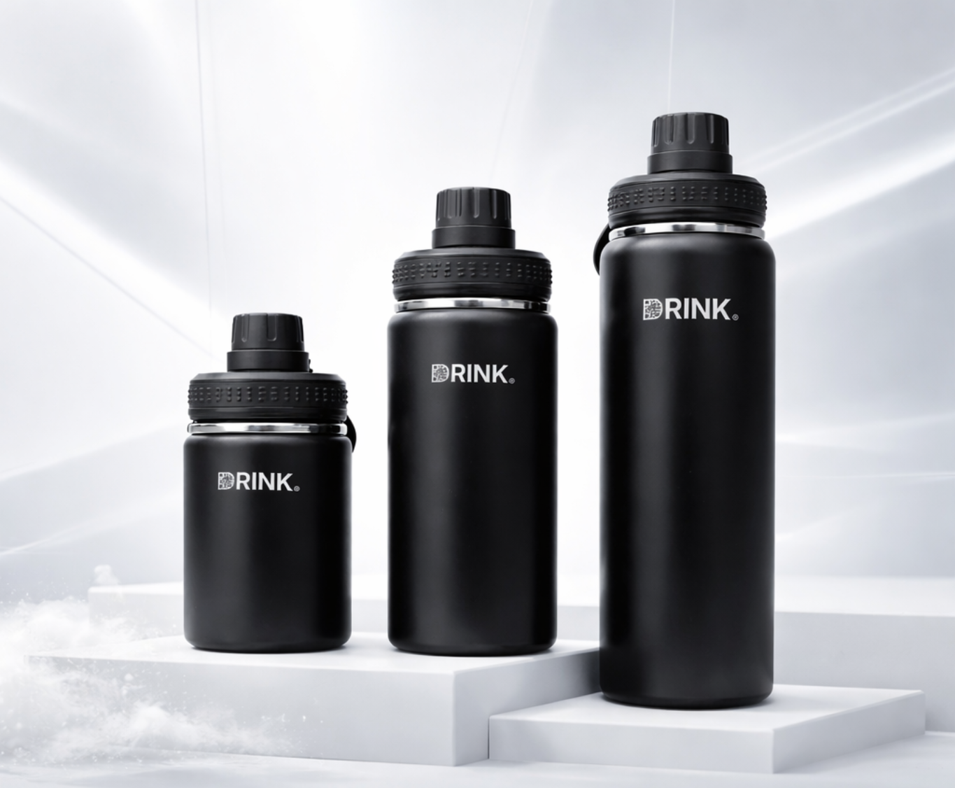 Garrafas Drink em diversas cores